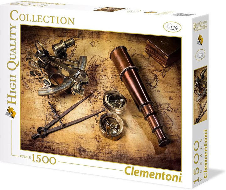 Clementoni 31808 puzzle for adults and children - Course On The Treasure Puzzle (1500 Pieces)