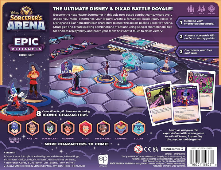 Disney Sorcerer's Arena: Epic Alliances Core Set | Strategy Board Game for 2 or