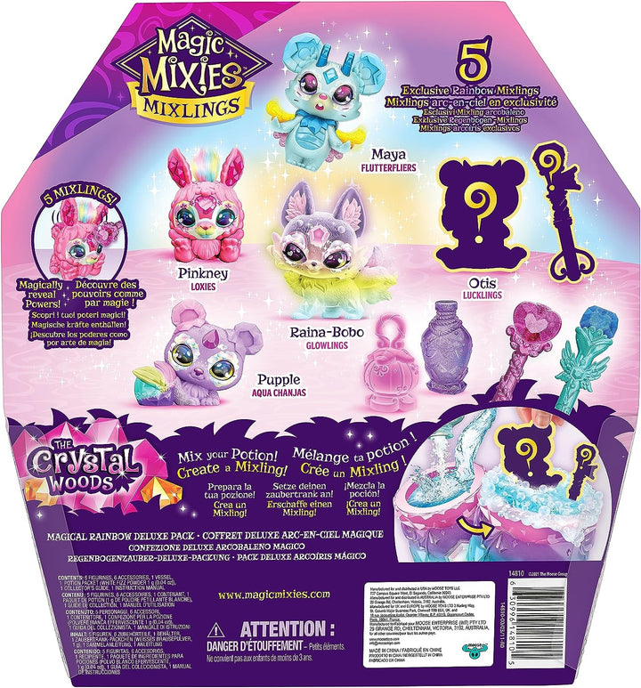 Magic Mixies Mixlings Magical Rainbow Deluxe Pack Contains 5 Exclusive Mixlings
