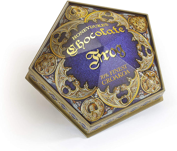 The Noble Collection Harry Potter Chocolate Frog & Wizard Card - 3in (7.62cm) Includes Collectable Box - Harry Potter Film Set Movie Props Wand - Gifts for Family, Friends & Harry Potter Fans
