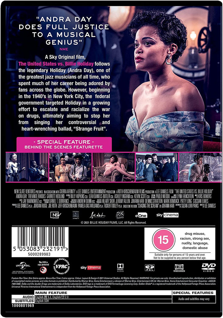 The United States VS. Billie Holiday [2021] [DVD]