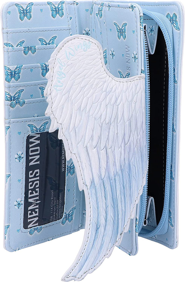Nemesis Now White Angel Wings Embossed Purse 18.5cm