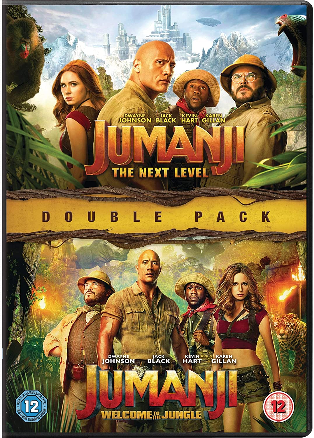 Jumanji: The Next Level & Welcome To The Jungle - Adventure [DVD]