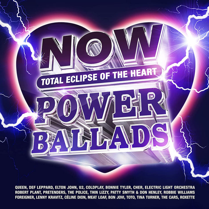 NOW Thats What I Call Power Ballads: Total Eclipse Of The Heart , Pack of 4 [Audio CD]