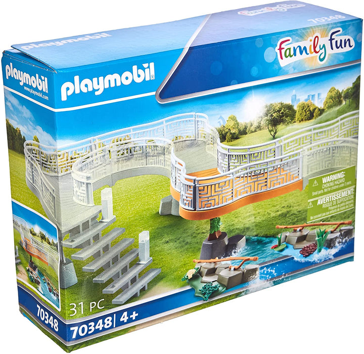 Playmobil 70348 Extension de plate-forme d&#39;observation pour le zoo Family Fun