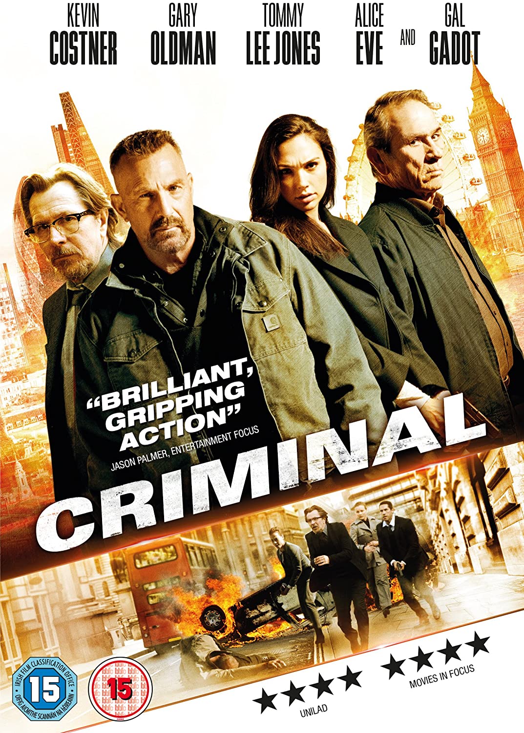Criminal [2016] - Action/Thriller [DVD]