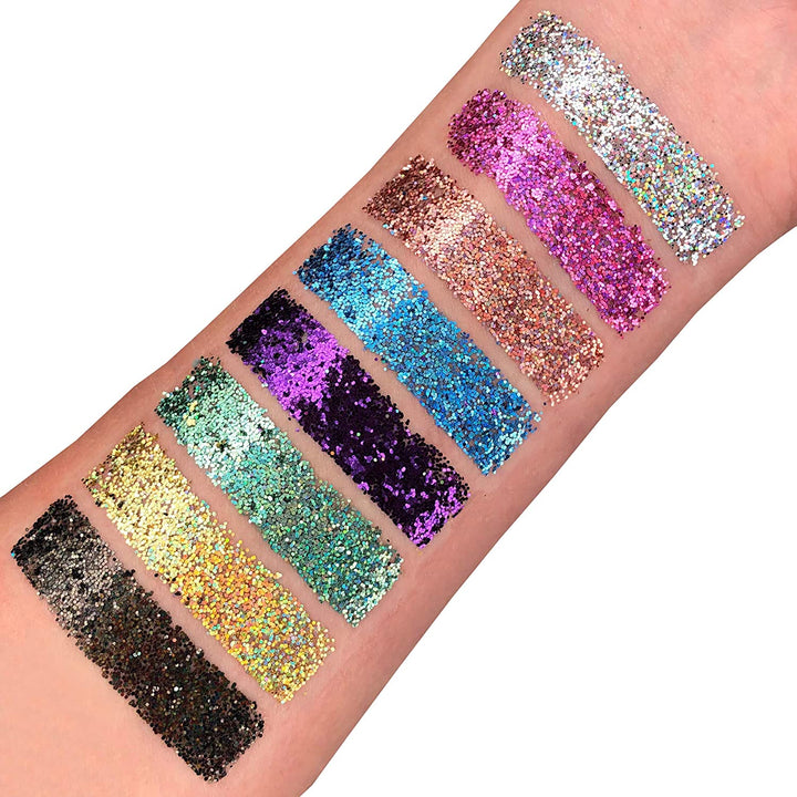Smiffys Moon Glitter Holographic Glitter Shakers - Or - 5g