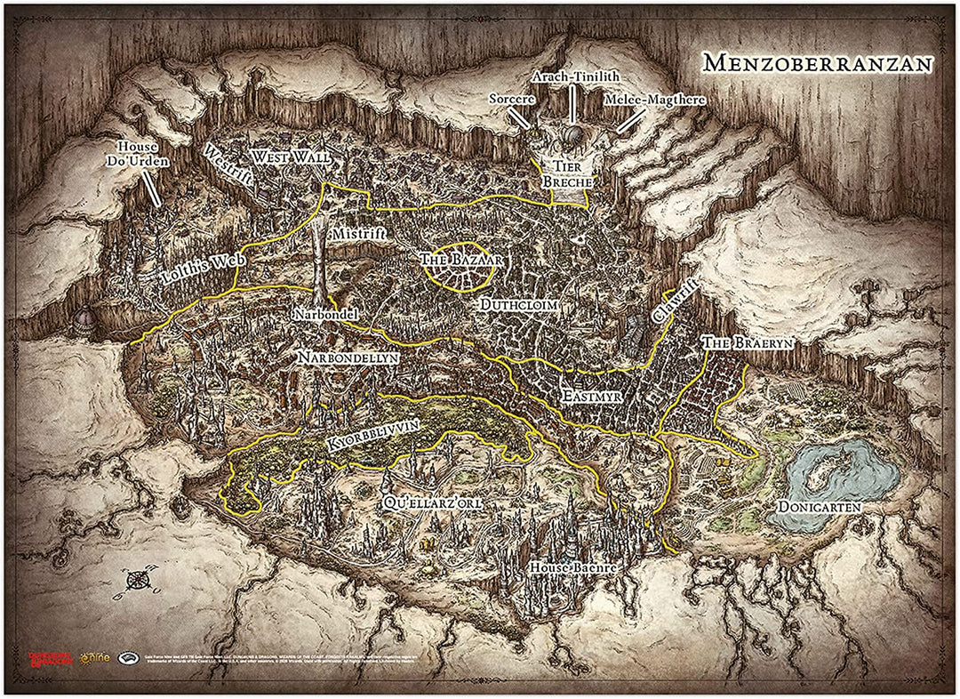Out of the Abyss Map