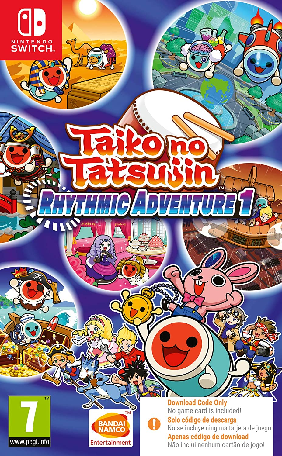 Taiko no Tatsujin Rythmic Adventure Pack 1 (Nintendo Switch)