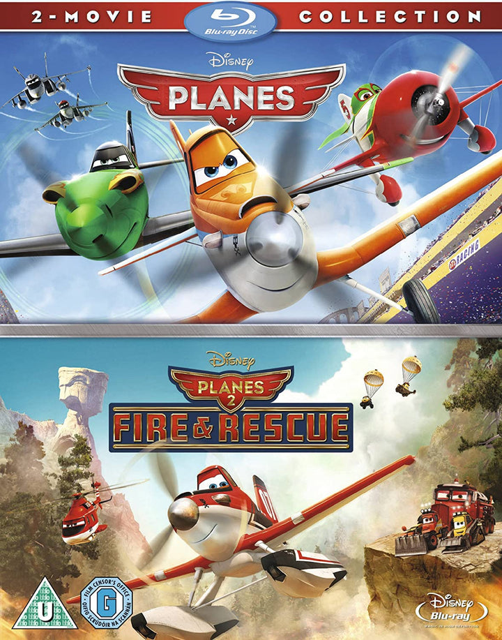 Planes / Planes 2 [Region Free] - Comedy/Adventure [Blu-ray]