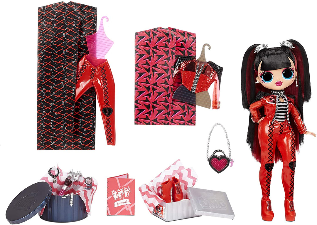 LOL Surprise OMG SPICY BABE Fashion Doll, With 20 Surprises, Designer Clothes, Glamourous Outfits, And Fashionable Accessories. LOL Surprise OMG Series 4. Collectable Doll for Boys And Girls Age 4+
