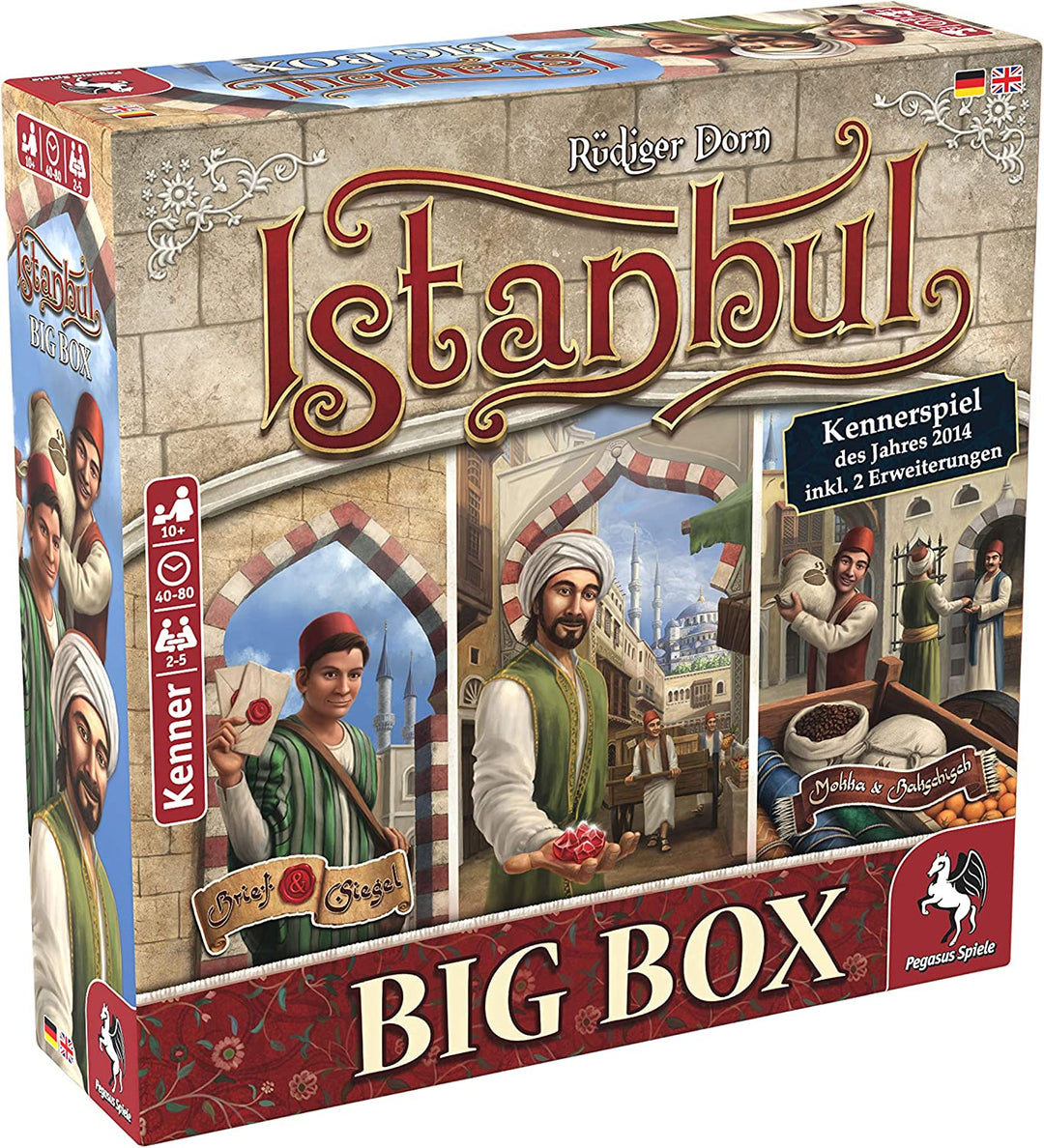 Pegasus Spiele | Istanbul Big Box | Board Game | 2 to 5 Players | Ages 10+ | 40