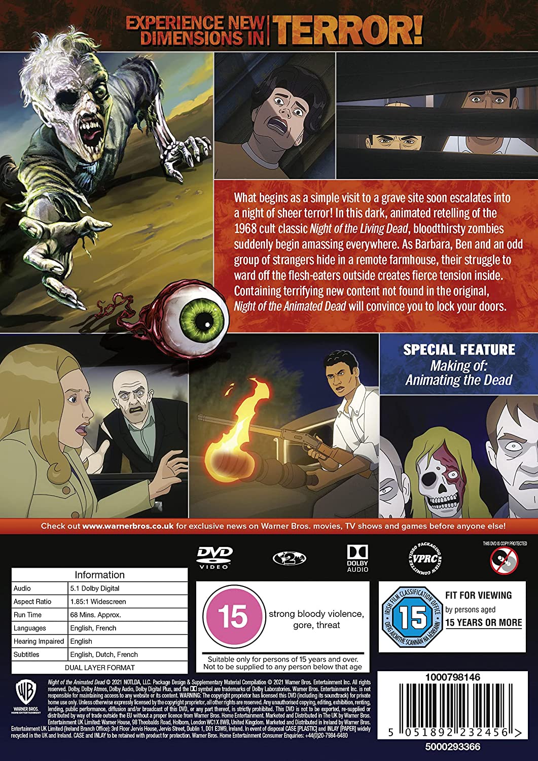 Night of the Animated Dead [2020] [DVD]