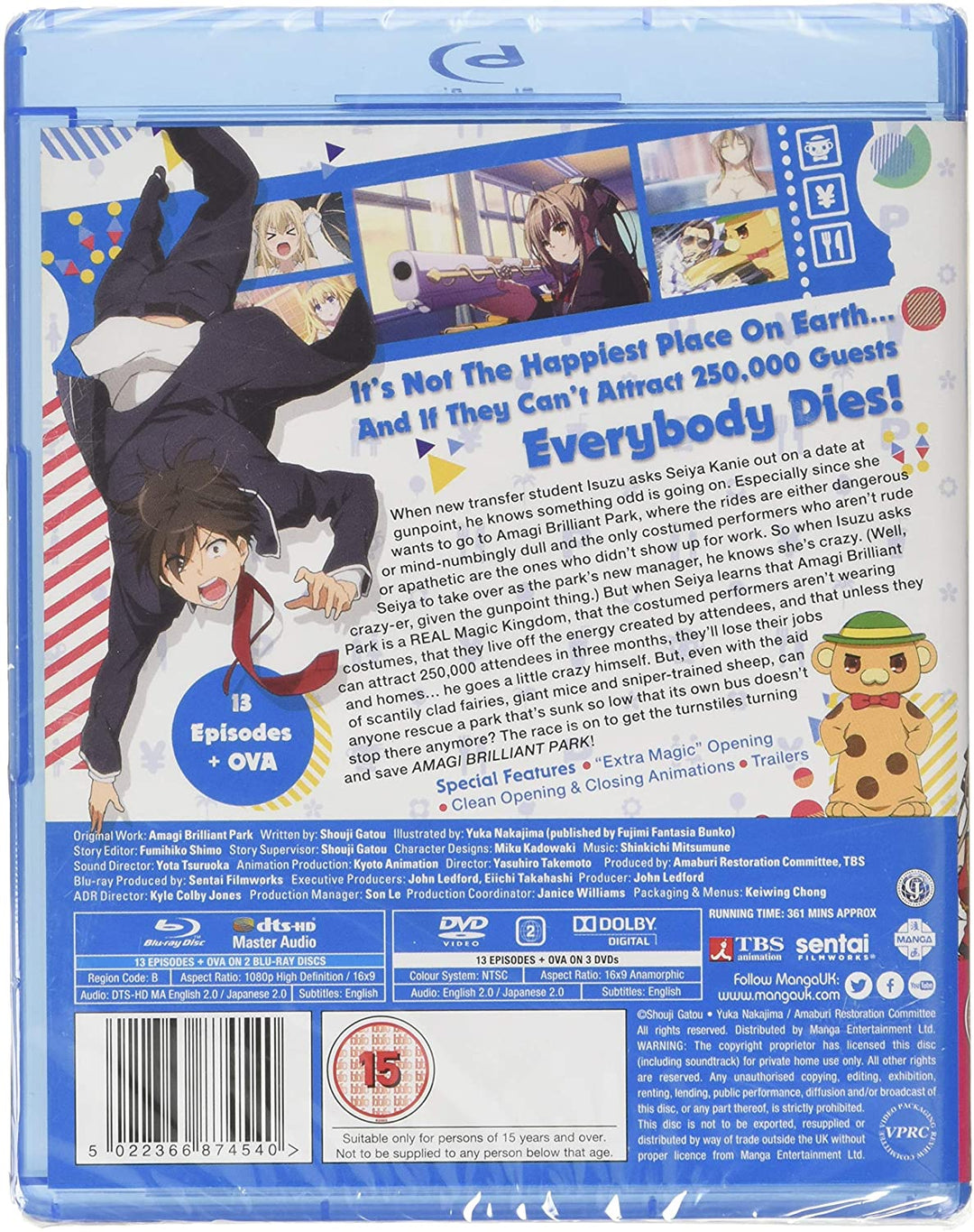 Amagi Brilliant Park Complete Season 1 Collection - [Blu-Ray]