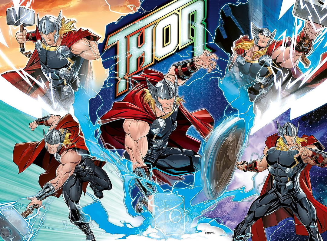 Ravensburger Marvel Thor Toys - 100 Piece Jigsaw Puzzle for Kids