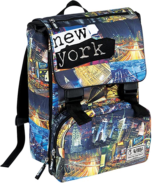 Spirit New York Casual Daypack, 40 cm, 22 liters, Multicolour (Multicolore)