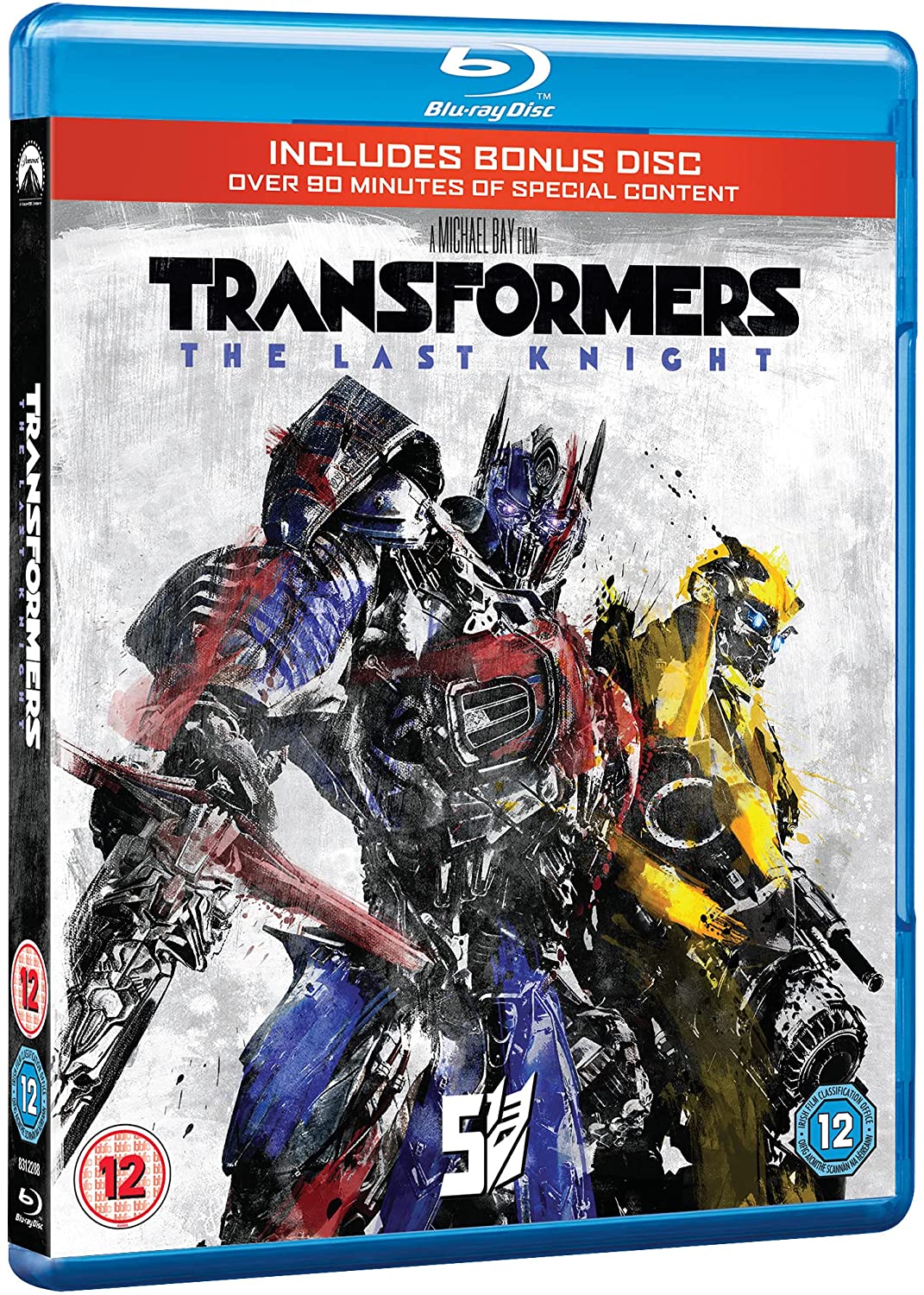 Transformers: The Last Knight (BD+ Disque bonus BD) [Blu-ray] [2017] [Région gratuite]