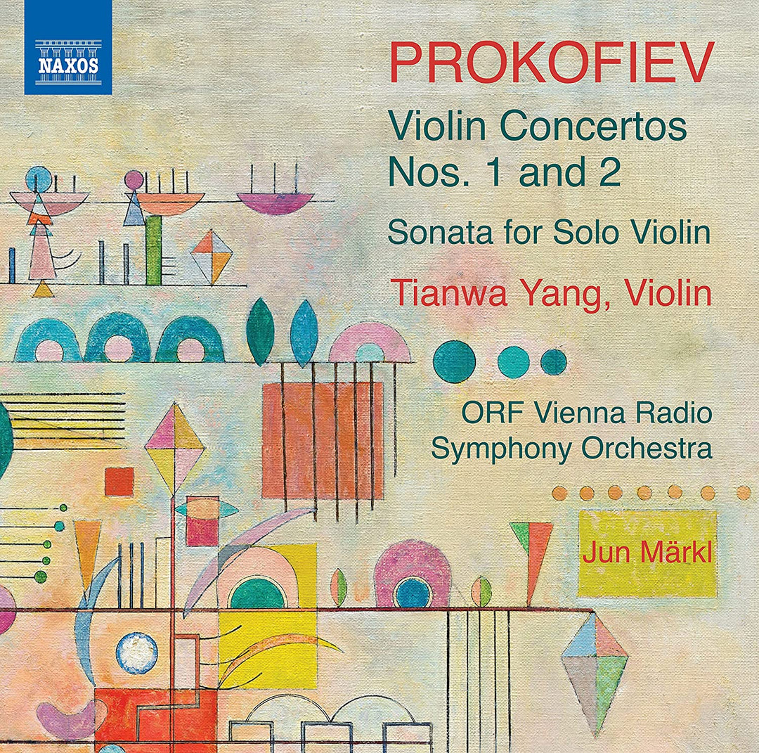 Prokofiev: Violin Concertos 1&2 [Tianwa Yang; ORF Vienna Radio Symphony Orchestra; Jun Märkl] [Naxos: 8574107] [Audio CD]