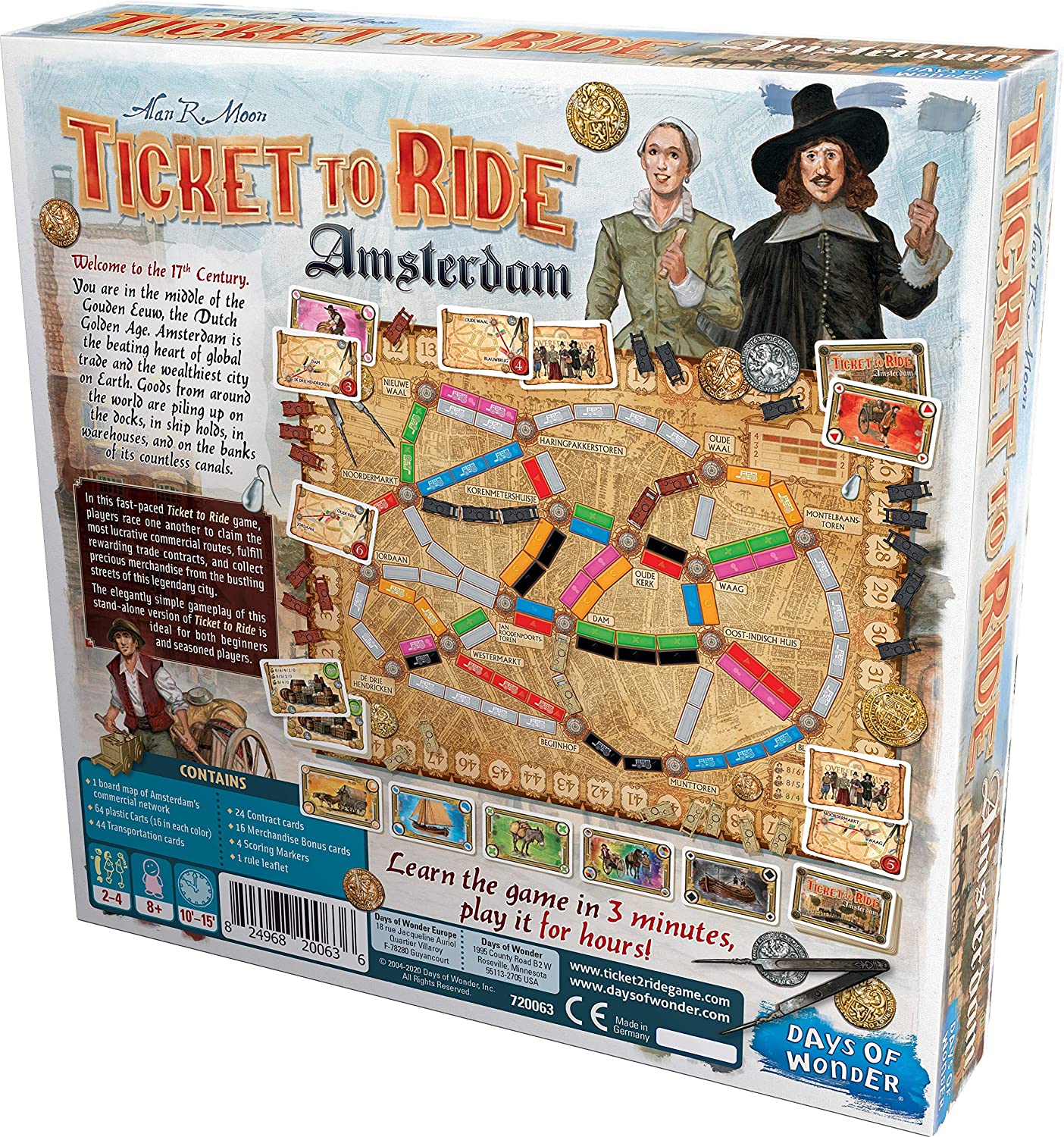 Days of Wonder Ticket to Ride Amsterdam Board Game 4