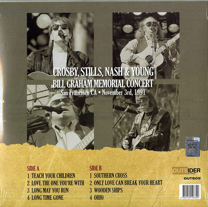 Crosby Stills Nash & Young - Bill Graham Memorial Concert San Francisco,Ca 3 Nov 91 [Vinyl]