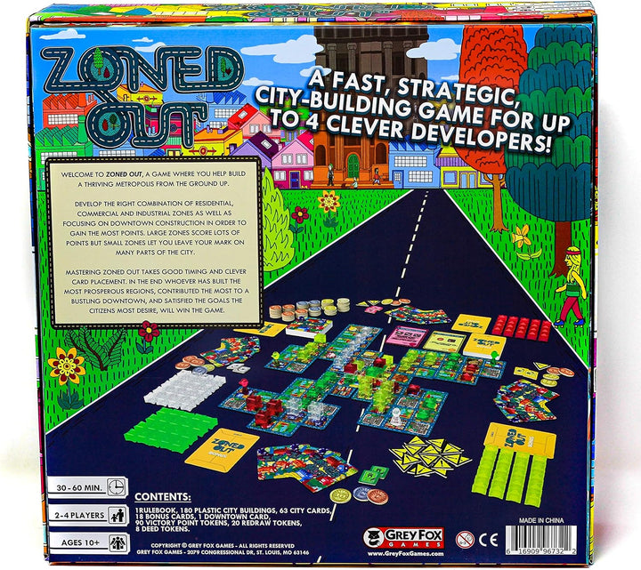 Grey Fox Games - Zoned Out Board Games