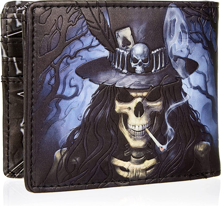 Nemesis Now B3131H7 Play Dead James Ryman Wallet 10cm Black, PU