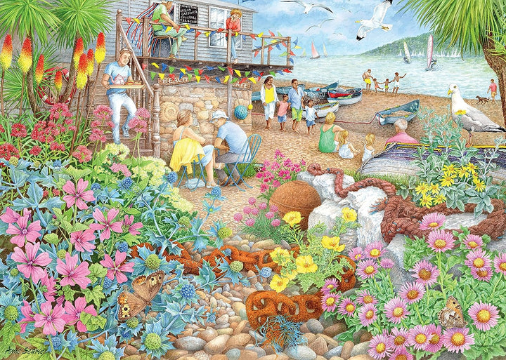 Ravensburger 17479 Cosy No.1 Beach Garden Cafe 1000 Piece Jigsaw Puzzles for Adults and Kids