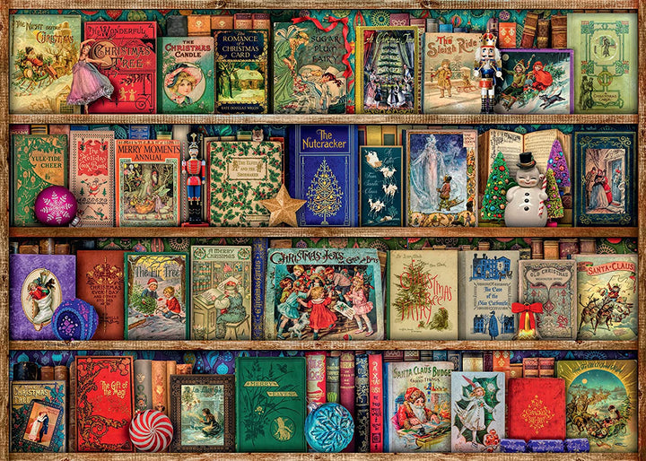 Ravensburger 19801 The Christmas Library, 1000pc