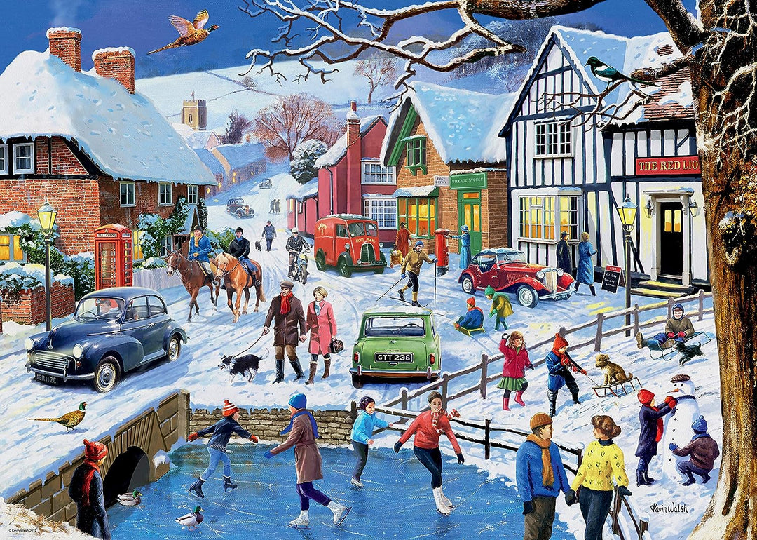 Ravensburger Leisure Days No.3 – The Winter Village 1000 Piece Jigsaw Puzzle for Adults & for Kids Age 12 and Up