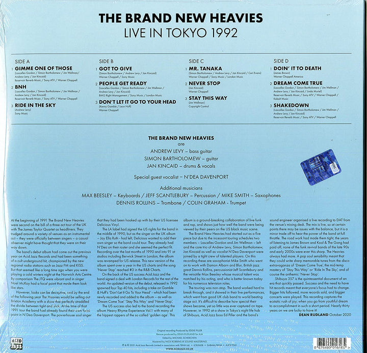 Brand New Heavies - Shibuya 357 - Live In Tokyo 1992 (Baby [Vinyl]