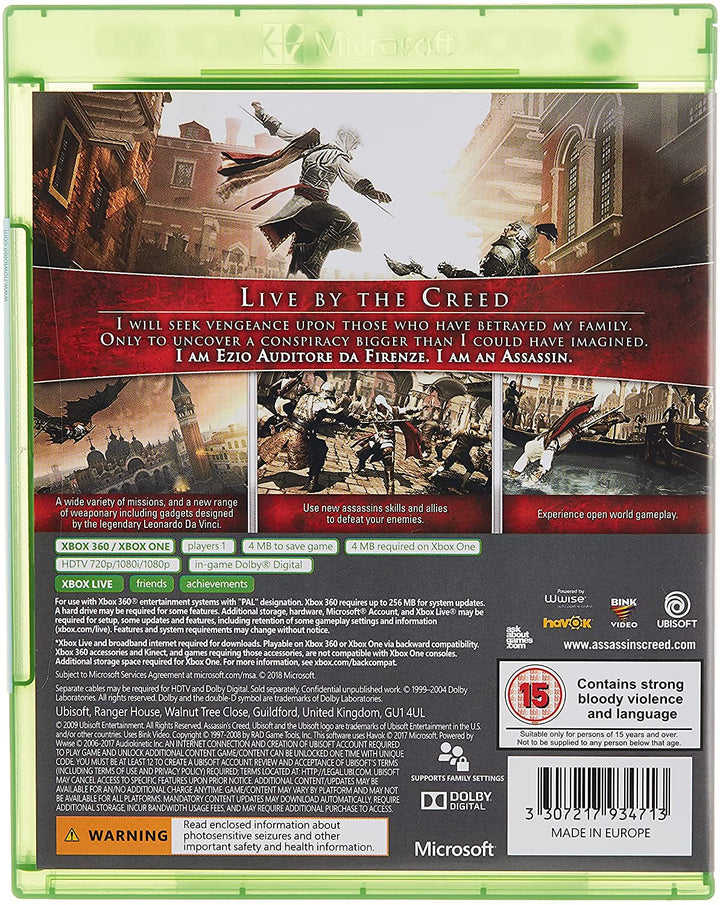 Assassins Creed II: Game of The Year - Classics Edition (Xbox 360)