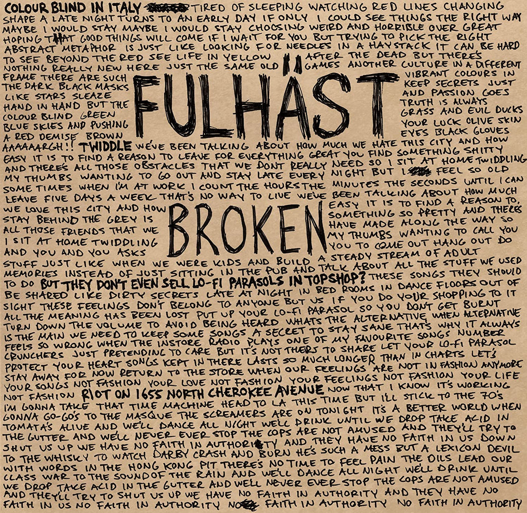 Fulhäst - Broken [VInyl]