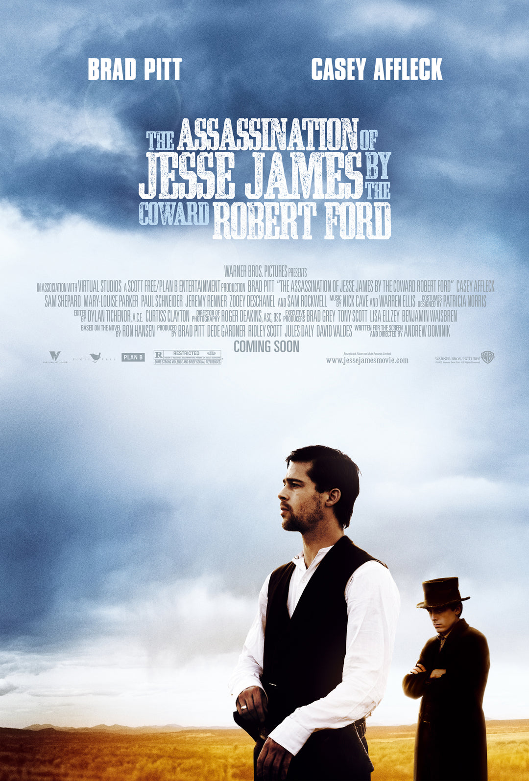 The Assassination of Jesse James by the Coward Robert Ford - Western/Drama [DVD]