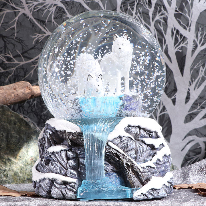 Nemesis Now B3652J7 Warriors of Winter Lisa Parker Snowglobe 14.5cm White, Resin