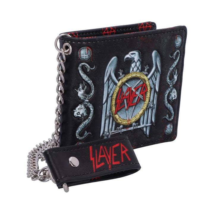 Nemesis Now Slayer Eagle Logo Embossed Wallet Purse (Black, 11cm)