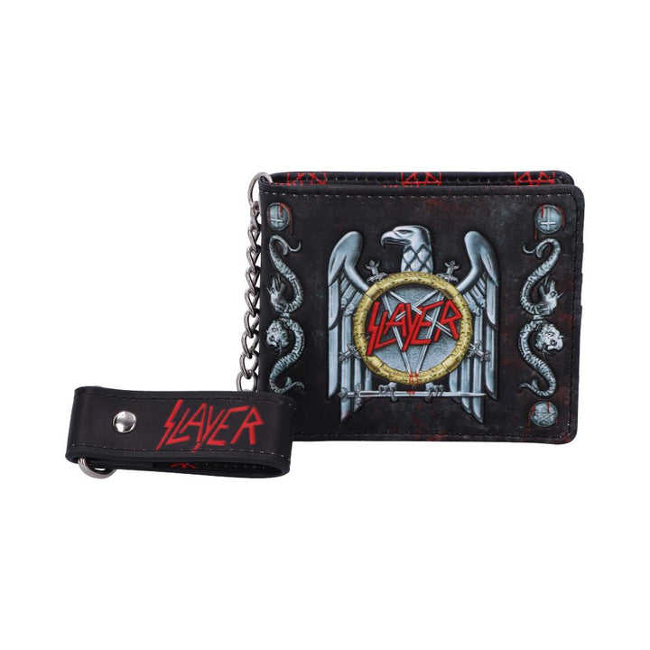 Nemesis Now Slayer Eagle Logo Embossed Wallet Purse (Black, 11cm)