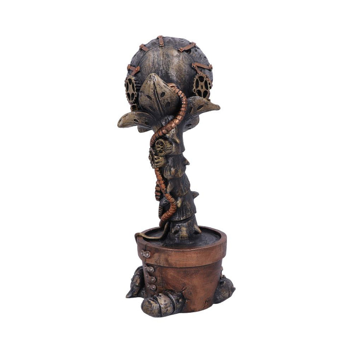 Nemesis Now Cogwork Carnivore 24.3cm Bronze Mechanical Flesh Eating Plant Figurine