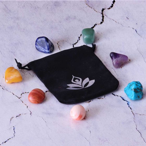 Nemesis Now Sacred Chakra Wellness Stones Kit, Multi Coloured, One Size