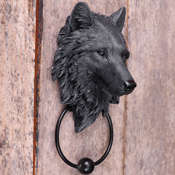 Nemesis Now Dark Guardian Wolf Door Knocker 13cm Black